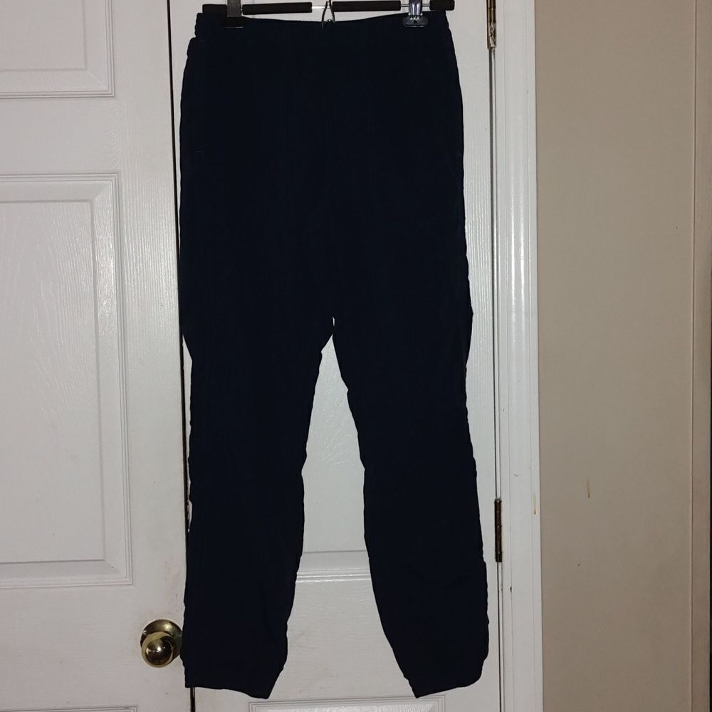 Patagonia  blue nylon cuffed training  workout wind pants  Sz S